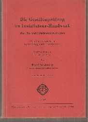 Bandmann,Ernst  Die Gesellenprfung im Installateur-Handwerk Gas-,Be-und 