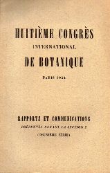 Rousseau J.  Huitieme Congres International de Botanique.Paris 1954 