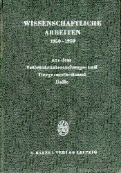 Thamm,H.  Veterinruntersuchungs-und Tiergesundheitsamt Halle 1950-1959 
