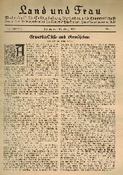 Land und Frau  Land und Frau 15.Jahrgang 1931 Heft Nr. 1 bis 52 und 