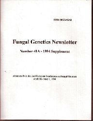 Fungal Genetics Stock Center  Fungal Genetics Newsletter Number 41A - 1994 Supplement 