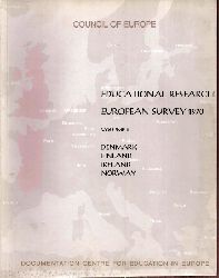 Council of Europe  Educational Research European Survey 1970 Volume II 