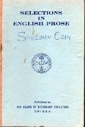 Selections in English Prose  Selections in English Prose 