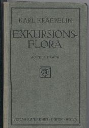 Kraepelin,Karl  Exkursionsflora fr Nord-und Mitteldeutschland 
