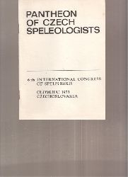 Pantheon of Czech Speleologists  6th International Congress of Speleology Olomouc 1973 