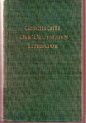 Kohlschmidt,Werner  Geschichte der Deutschen Literatur vom Barock bis zur Klassik 