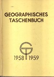 Geographisches Taschenbuch  Geographisches Taschenbuch 1958/59 
