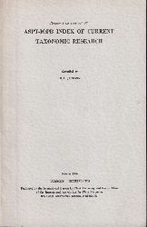 Regnum Vegetabile.Vol.43  ASPT-IOPB Index of Current Taxonomic Research 