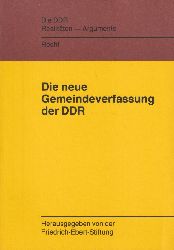 Friedrich-Ebert-Stiftung  Die neue Gemeindeverfassung der DDR 