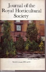 Royal Horticultural Society  Journal of the Royal Horticultural Society 1971 (Part 1-12) 12 Hefte 