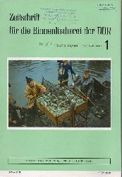 Zeitschrift fr die Binnenfischerei der DDR  Zeitschrift fr die Binnenfischerei der DDR 28.Jahrgang 1981 Hefte 1 