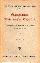 Ackermann,Eduard  Salzmanns Ausgewhlte Schriften Zweiter Band 