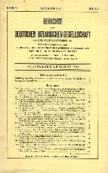 Deutsche Botanische Gesellschaft  Band 82.Jahrgang 1969 Heft 1/2 bis 11 (6 Hefte) Heft 12 fehlt 