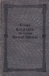 Kluge,Hermann  Geschichte d.deutschen National-Literatur.Altenburg(O.Bonde)1911,42.+4 
