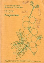 Australian Academy of Science  XIII International Botanical Congress Sydney 21-28 August 1981 