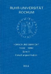 Rektorat der Ruhr Universitt Bochum (Hsg.)  Forschungsbericht 1988-1990 Band II. Forschungsvorhaben Teil B 