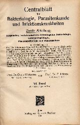 Uhlworm,Oscar+F.Lhnis(hsg.)  Centralblatt fr Bakteriologie,Parasitenkunde und Infektionskrank 
