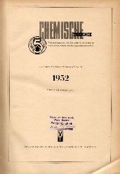 Chemische Technik  4.Jahrgang 1952.Heft 1 bis 12 
