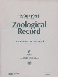 Zoological Record  Volume 127 - Coelenterata & Ctenophora. Section 4. July 1990 bis 