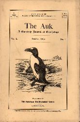 The Auk  The Auk Jahrgang 1933 Volume L. No.4 October (1 Heft) 