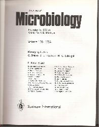 Archives of Microbiology  Volume 138 und 139.Jahr 1984 (1 Band) 