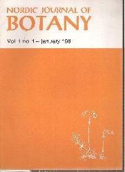 Nordic Journal of Botany  Vol. 1 - january 1981 