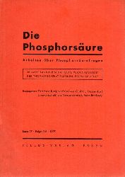Die Phosphorsure  Band 17.1957-Folge 5/6 