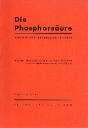 Die Phosphorsure  Band 26.1966-Folge 1/2,3/4 und 5/6 