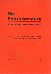 Die Phosphorsure  Band 25.1965-Folge 1/2 und 3/4 