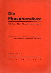 Die Phosphorsure  Band 22.1962-Folge 1/2,3/4 und 5/6 