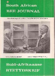 South African Bee Journal  Volume 51 1979 No. 1 bis 4 (4 Hefte) 