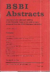 The Botanical Society of the British Isles  BSBI Abstracts Part 27 August 1997 