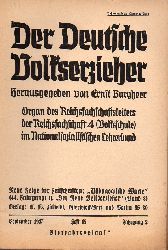 Der Deutsche Volkserzieher  Der Deutsche Volkserzieher 2.Jahrgang 1937 Heft 18 