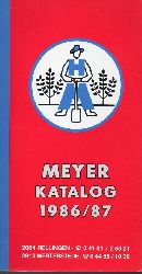 Hermann Meyer KG  Katalog 1986 / 87  Baumschulbedarf 
