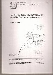 Astrm,Marten  Foraging time in herbovires : time per prey and day, so the plants may 