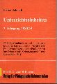 Schmidt,Heiner  Unterrichtseinheiten 2.Jahrgang 1980/ 81 