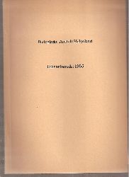 Biologische Anstalt Helgoland  Jahresbericht 1965 