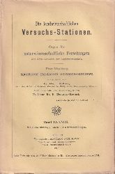 Kellner,Oscar. (Hsg.)  Die landwirthschaftlichen Versuchs-Stationen Band LXXVIII, 1912 