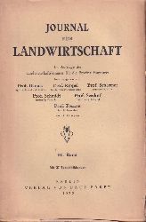 Journal fr Landwirtschaft  Journal fr Landwirtschaft 80. Band 1932 (1 Band) 