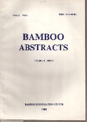 Bamboo Information Centre  Bamboo Abstracts Volume 2, No.1 