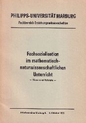 Brmer,Rainer  Fachsozialisation im mathematisch-naturwissenschaftlichen Unterricht 