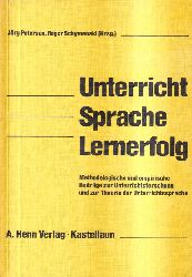 Petersen,Jrg und Roger Schymanski (Hsg.)  Unterricht Sprache Lernerfolg 