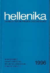 Vereinigung der Deutsch-Griechischen Gesellschaft  hellenika Jahrbuch 1996 