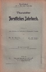Tharandter Forstliches Jahrbuch  Tharandter Forstliches Jahrbuch 69.Band 1918 Sonderheft 