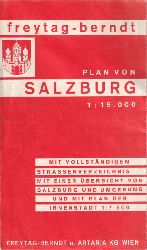 Freytag-Berndt und Artaria KG  Plan von Salzburg 1:15.000 