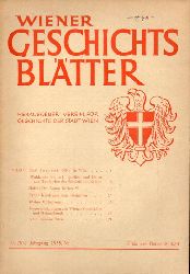 Wiener Geschichtsbltter  Wiener Geschichtsbltter 10. (70.) Jahrgang 1955 Nr.1 und 2 (2 Hefte) 