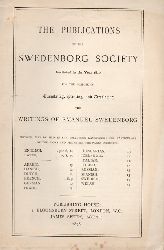 Swedenborg,Emanuel  The Publications of the Swedenborg Society 