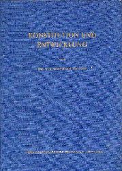 Zeller,Wilfried  Konstitution und Entwicklung 