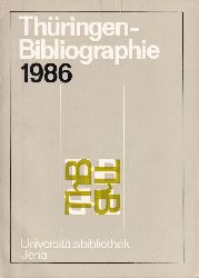 Thringen-Bibliographie  Thringen-Bibliographie 1986 