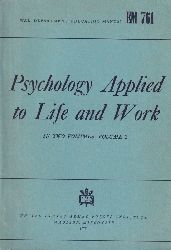 Hepner,Harry Walker  Psychology Applied to Life und Work Volume 1 and 2 (2 Bnde) 